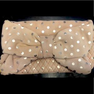 Juicy Couture bow tie clutch